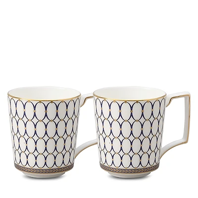 Wedgwood Renaissance Gold Mugs, Set of 2