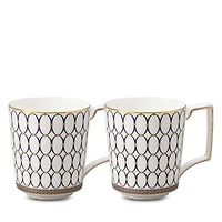 Wedgwood Renaissance Gold Mugs, Set of 2