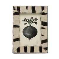 Hana Zebra Print Frame, 4" x 6"