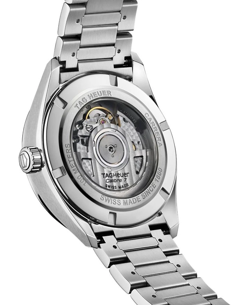 Carrera Calibre 7 Twin Time Watch, 41mm