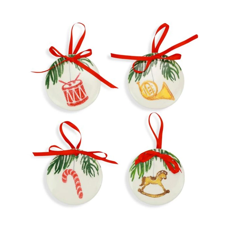 Nutcrackers Assorted Ornaments, Set of 4