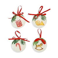 Nutcrackers Assorted Ornaments, Set of 4