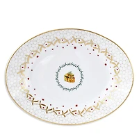 Bernardaud Noel Relish Dish