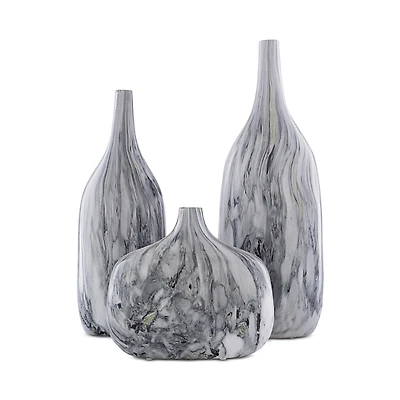 Surya Marble Vase, Set of 3