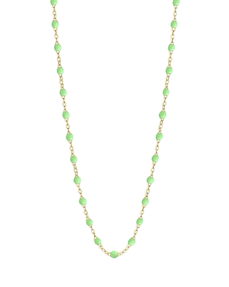 Gigi Clozeau 18K Yellow Gold Classic Gigi Resin Bead Collar Necklace