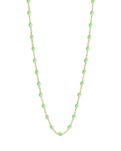 Gigi Clozeau 18K Yellow Gold Classic Gigi Resin Bead Collar Necklace