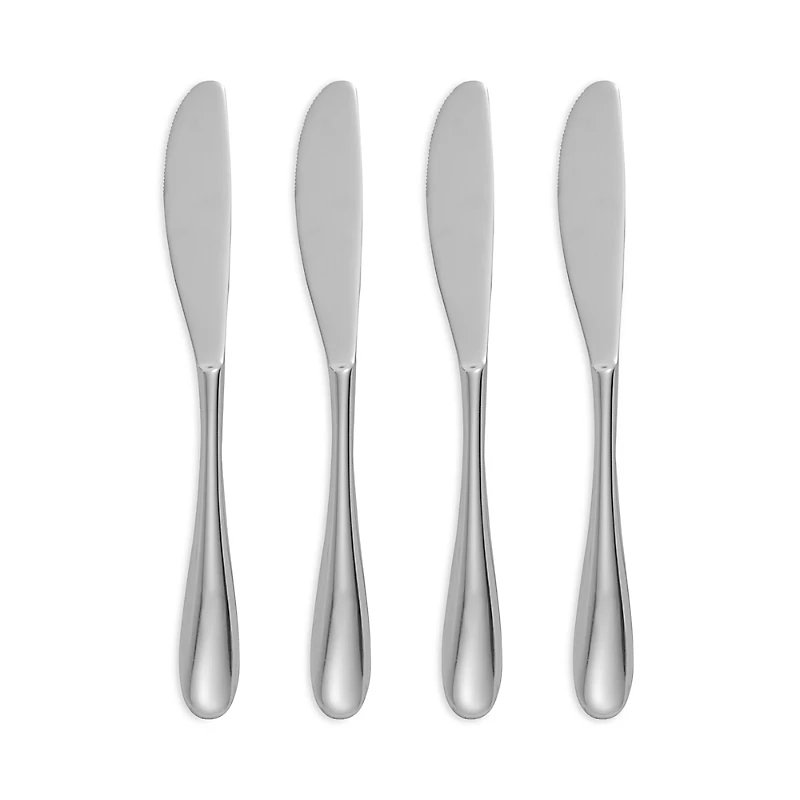 Nambe Paige Butter Cheese Knives, Set of 4