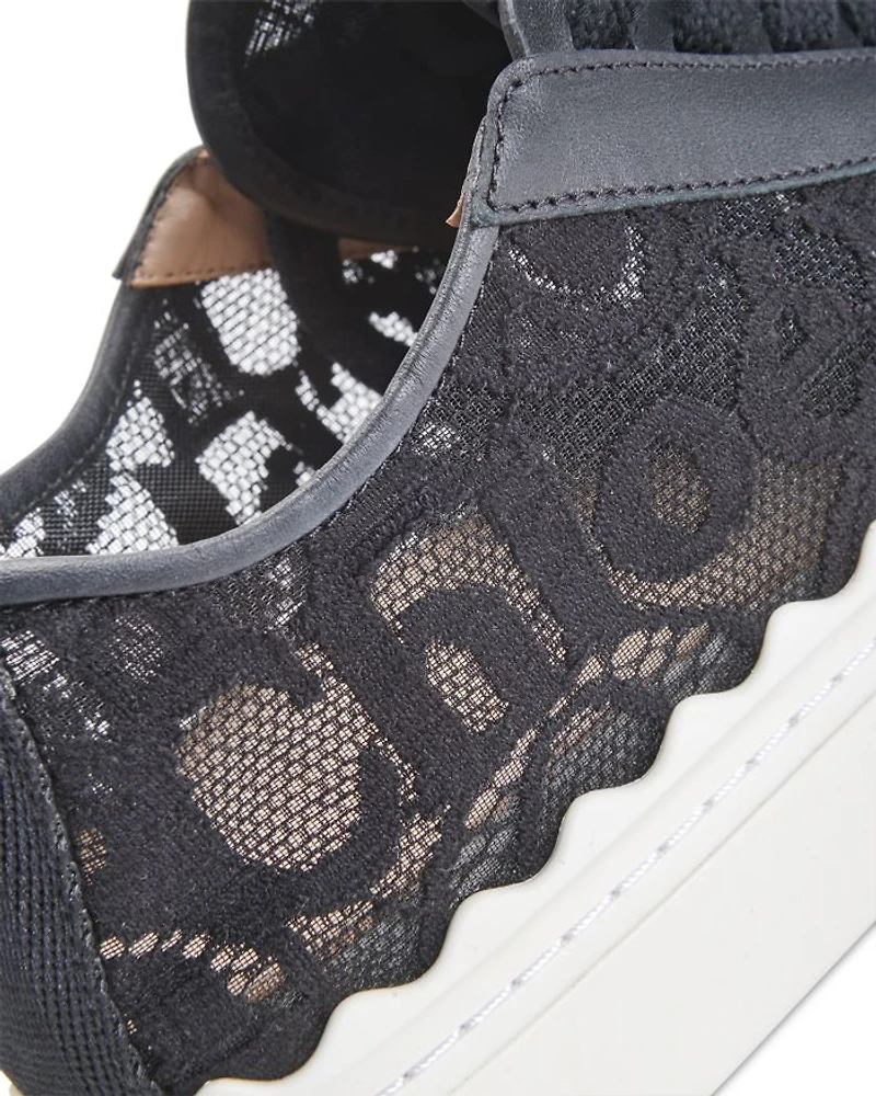 Women's Lauren Lace Low Top Sneakers