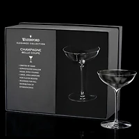 Elegance Champagne Belle Coupe Glass, Pair