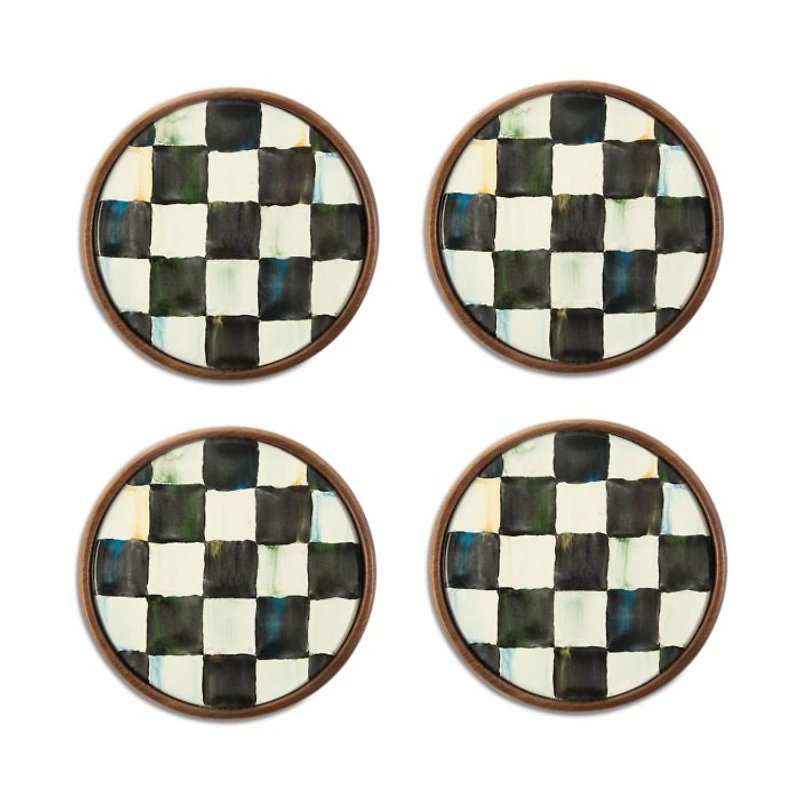 Courtly Check® Coasters, Set of 4