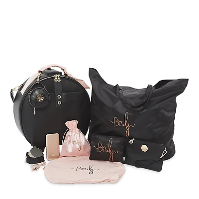 Smart Birdy Wings Black Gold 11 Pc Luggage Set