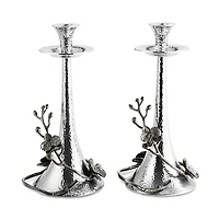 Michael Aram Black Orchid Taper Candleholders, Set of 2
