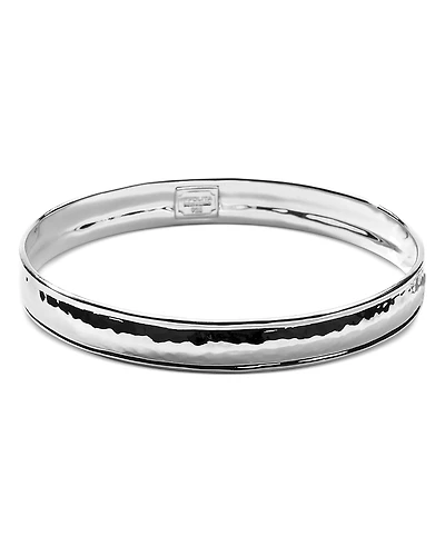 Ippolita Sterling Silver Classico Hammered Goddess Bangle Bracelet