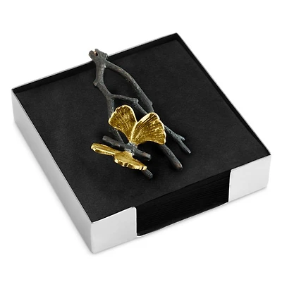Butterfly Ginkgo Cocktail Napkin Holder