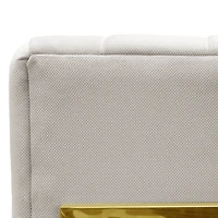 Magnolia Spotted Chair with Gold in Cream