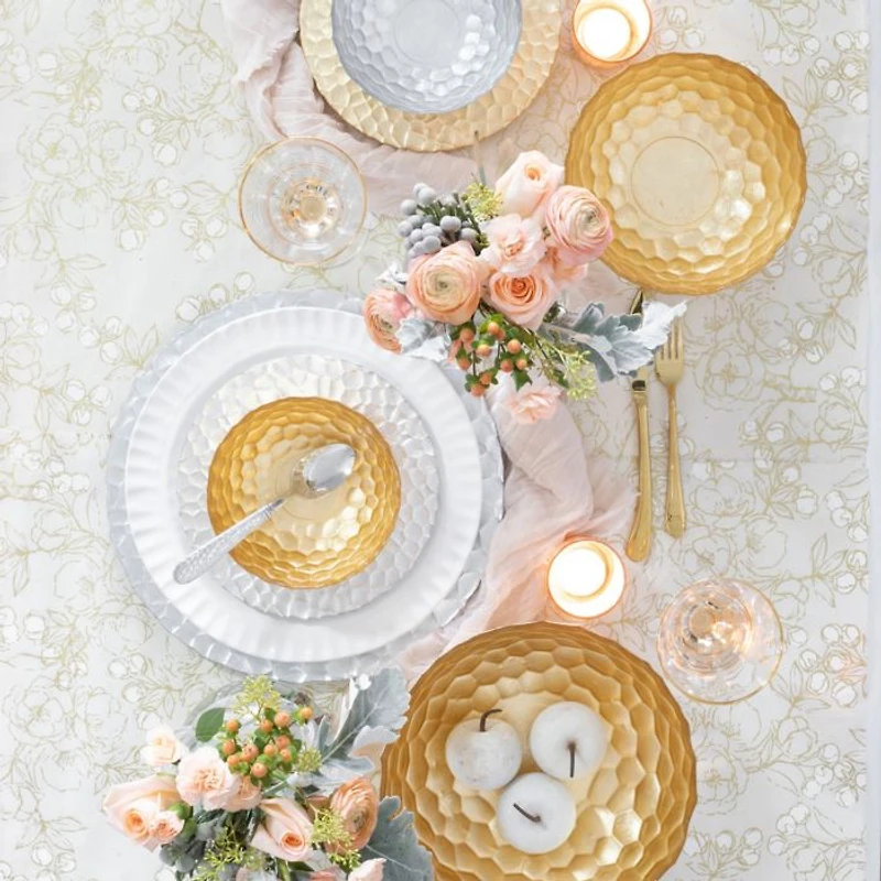 Rufolo Glass Honeycomb Salad Plate