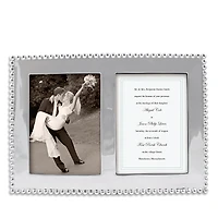 Mariposa Beaded Double 5 x 7 Frame