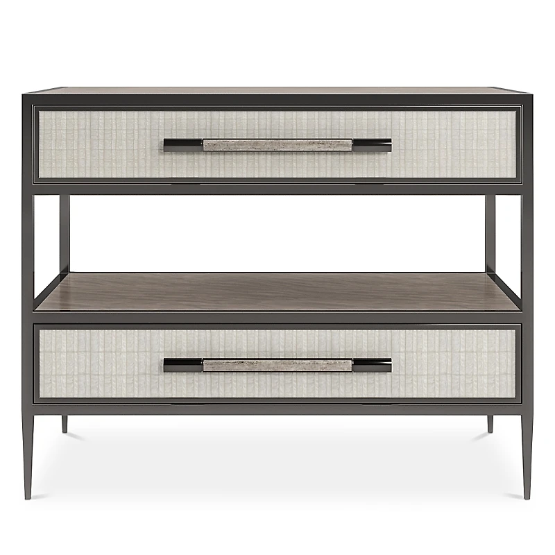 Caracole Impressive Two Shelf Nightstand