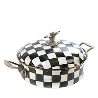Mackenzie-Childs Courtly Check Enamel 5 Qt. Casserole