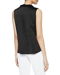 Ruffle Neck Tank Top