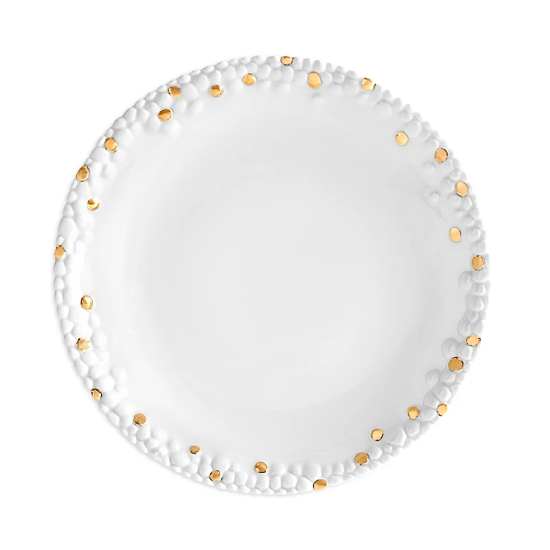 L'Objet Haas Mojave Bread & Butter Plate with Gold Accents
