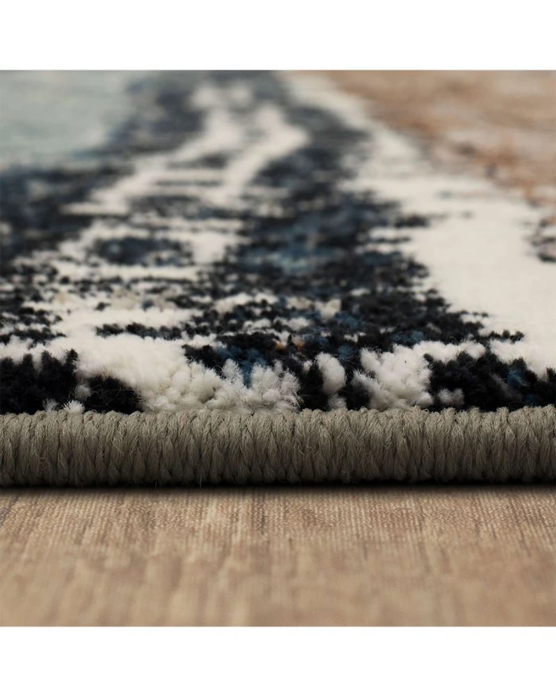 Epiphany Colorful Waves Area Rug, 5'3" x 7'10"