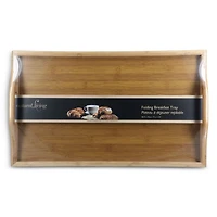 Folding Bamboo Breakfast Tray