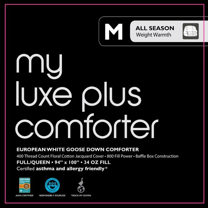 My Luxe Plus Down Comforters - Exclusive