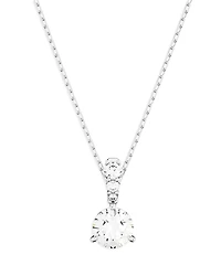 Swarovski Stilla Solitaire Crystal Pendant Necklace, 14.9
