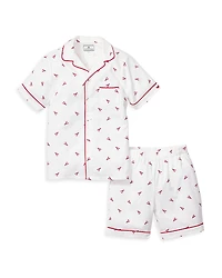 Petite Plume Unisex Brixham Lobster Pajama Shorts Set - Baby, Little Kid, Big Kid