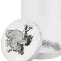 White Orchid Canisters