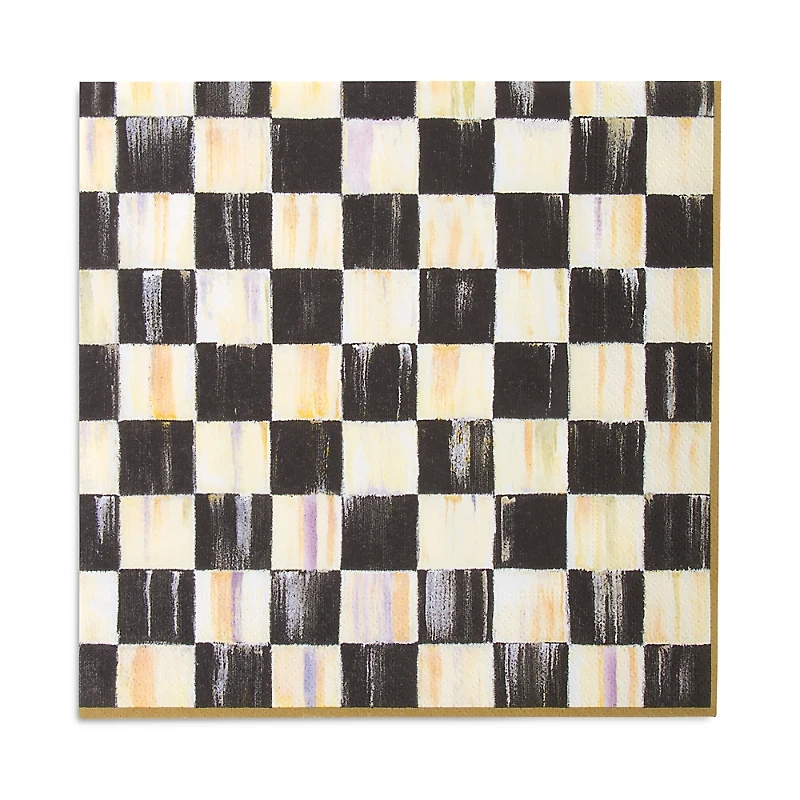 Mackenzie-Childs Courtly Check Dinner Paper Napkins, Pack of 20