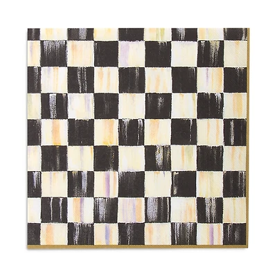 Mackenzie-Childs Courtly Check Dinner Paper Napkins, Pack of 20