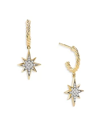 David Yurman Cable Collectibles North Star Drop Earrings