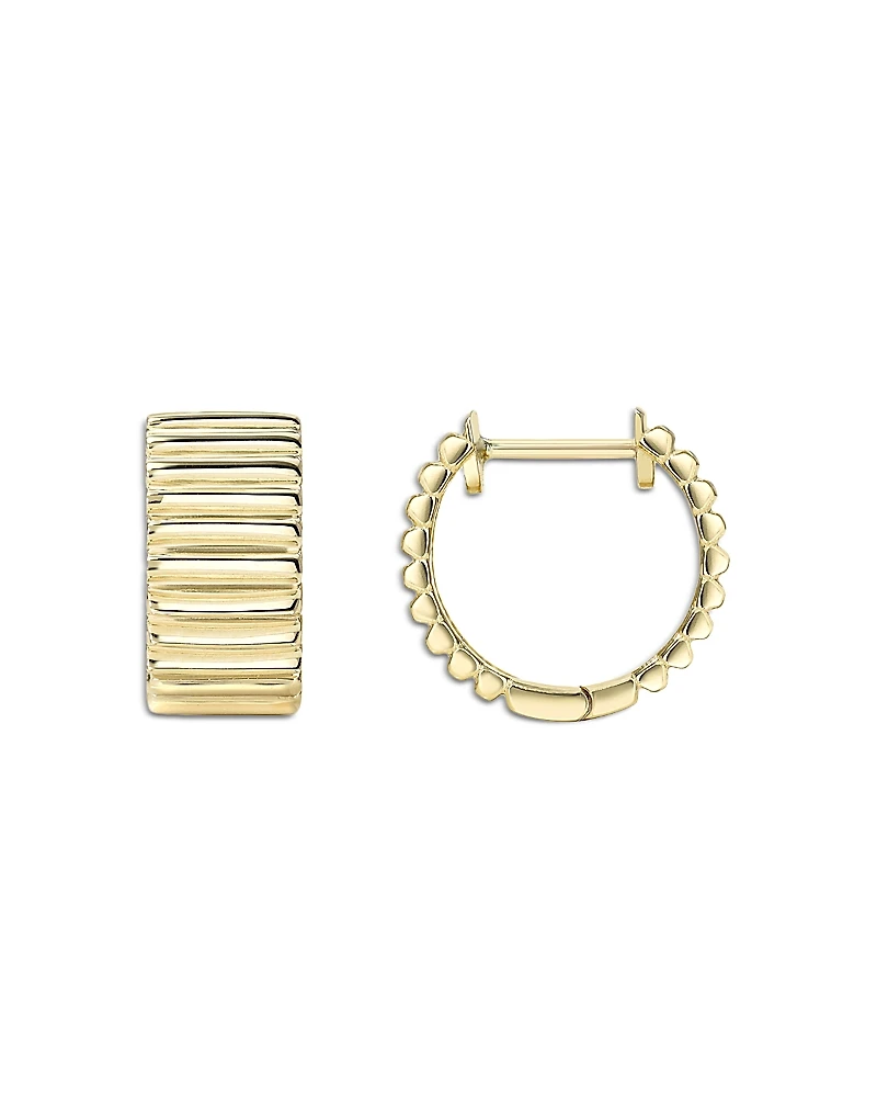 Zoe Lev 14K Yellow Gold Huggie Hoop Earrings