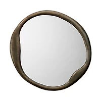 Jamie Young Organic Metal Round Wall Mirror