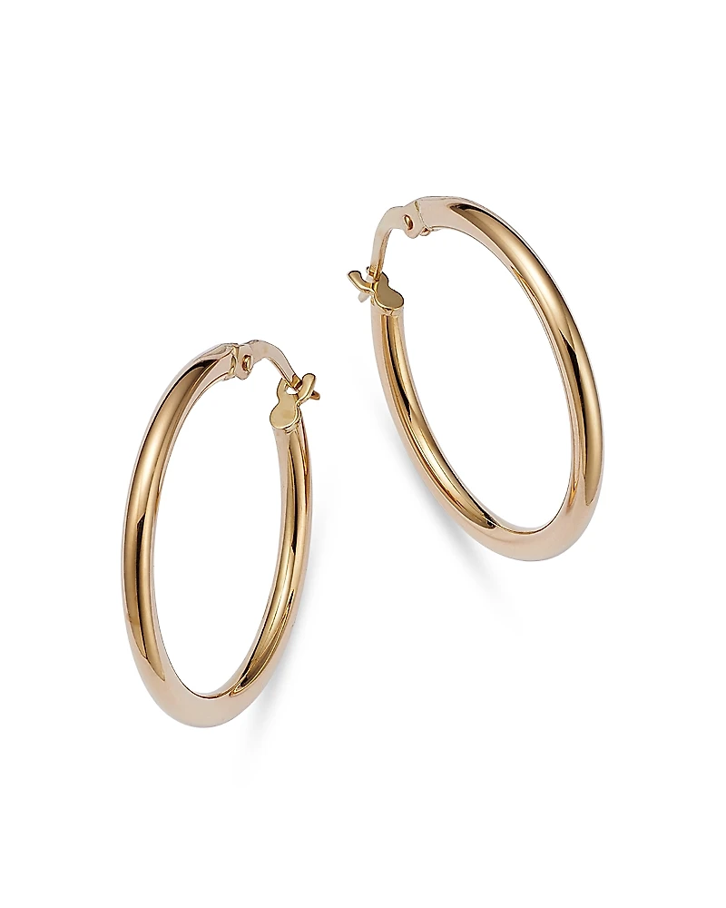 Roberto Coin 18K Yellow Gold Round Hoop Earrings