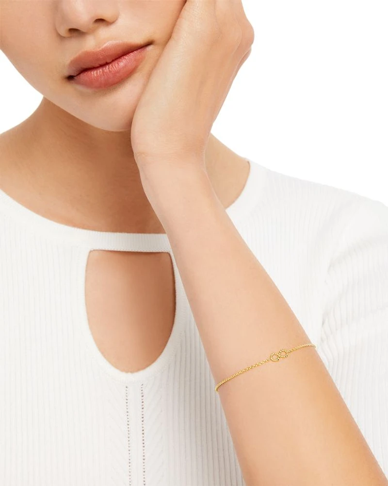 Infinity Bracelet in 14K Yellow Gold - Exclusive