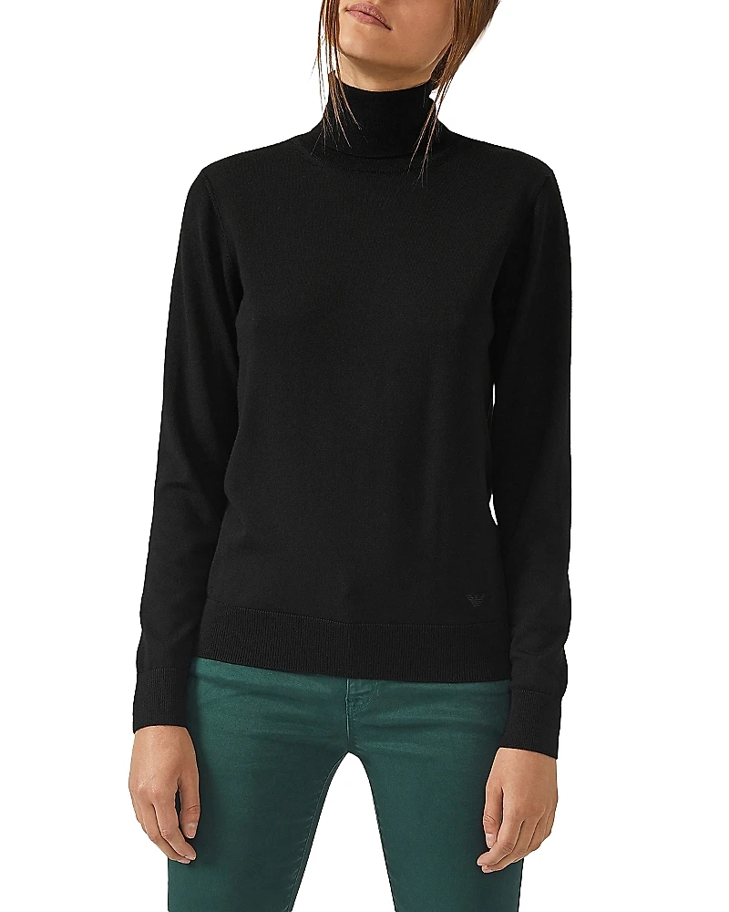 Emporio Armani Merino Wool Turtleneck Sweater