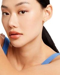Bar Stud Earrings in 14K Yellow Gold - Exclusive