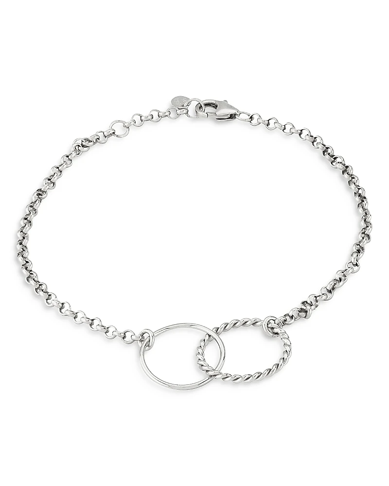 Bloomingdale's Fine Collection Interlocking Station Bracelet