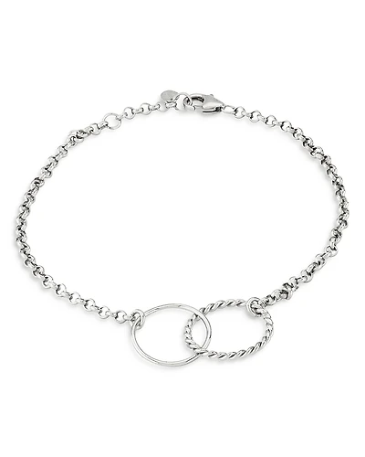 Bloomingdale's Fine Collection Interlocking Station Bracelet