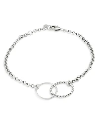 Bloomingdale's Fine Collection Interlocking Station Bracelet