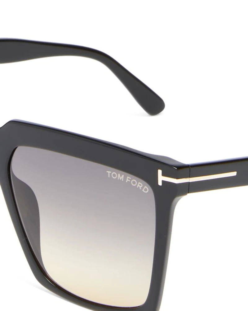 Sabrina Square Sunglasses, 58mm