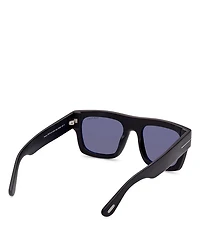 Fausto Geometric Sunglasses, 53mm