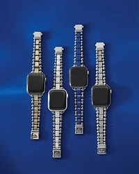 Sterling Silver Smart Caviar Apple™ Smartwatch Straps
