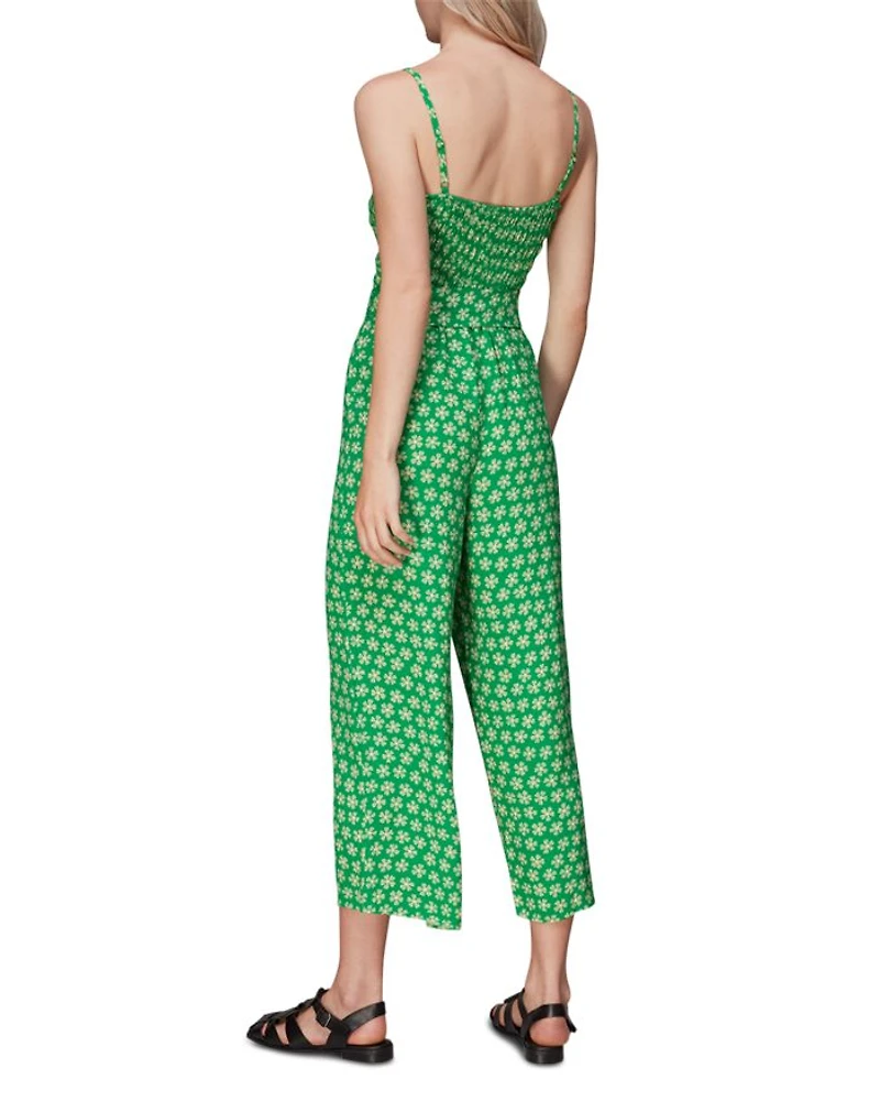 Daisy Check Print Jumpsuit