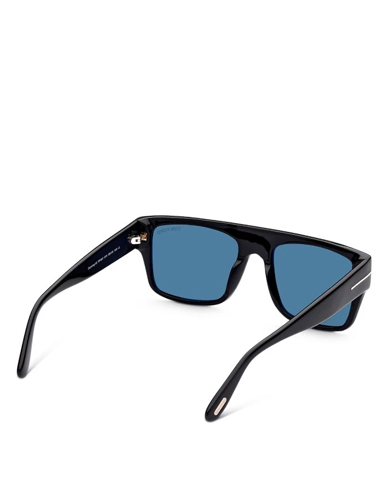 Dunning Rectangular Sunglasses, 55mm