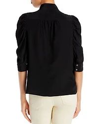 Gillian Puffed Shoulder Blouse