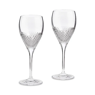 Wedgwood Vera Wang Diamond Mosaic Goblets, Set of 2